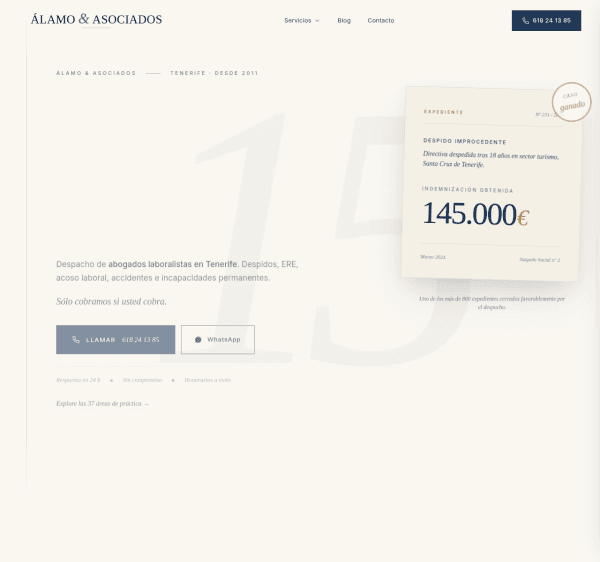 Captura de Álamo y Asociados
