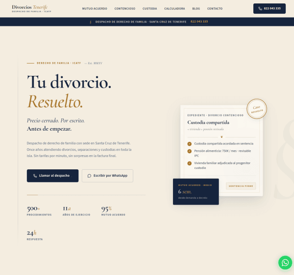 Captura de Divorcios Tenerife