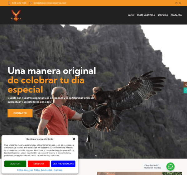 Captura de Fénix Control de Aves