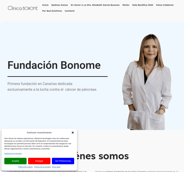 Captura de Fundación Bonome