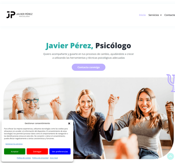 Captura de Javier Pérez Psicología