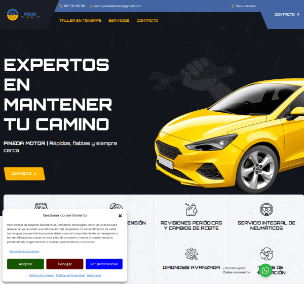 Captura de Pineda Motor